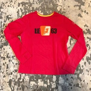 Athletic long sleeve t-shirt